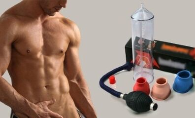 Pumpe zur Vergrößerung des männlichen Penis